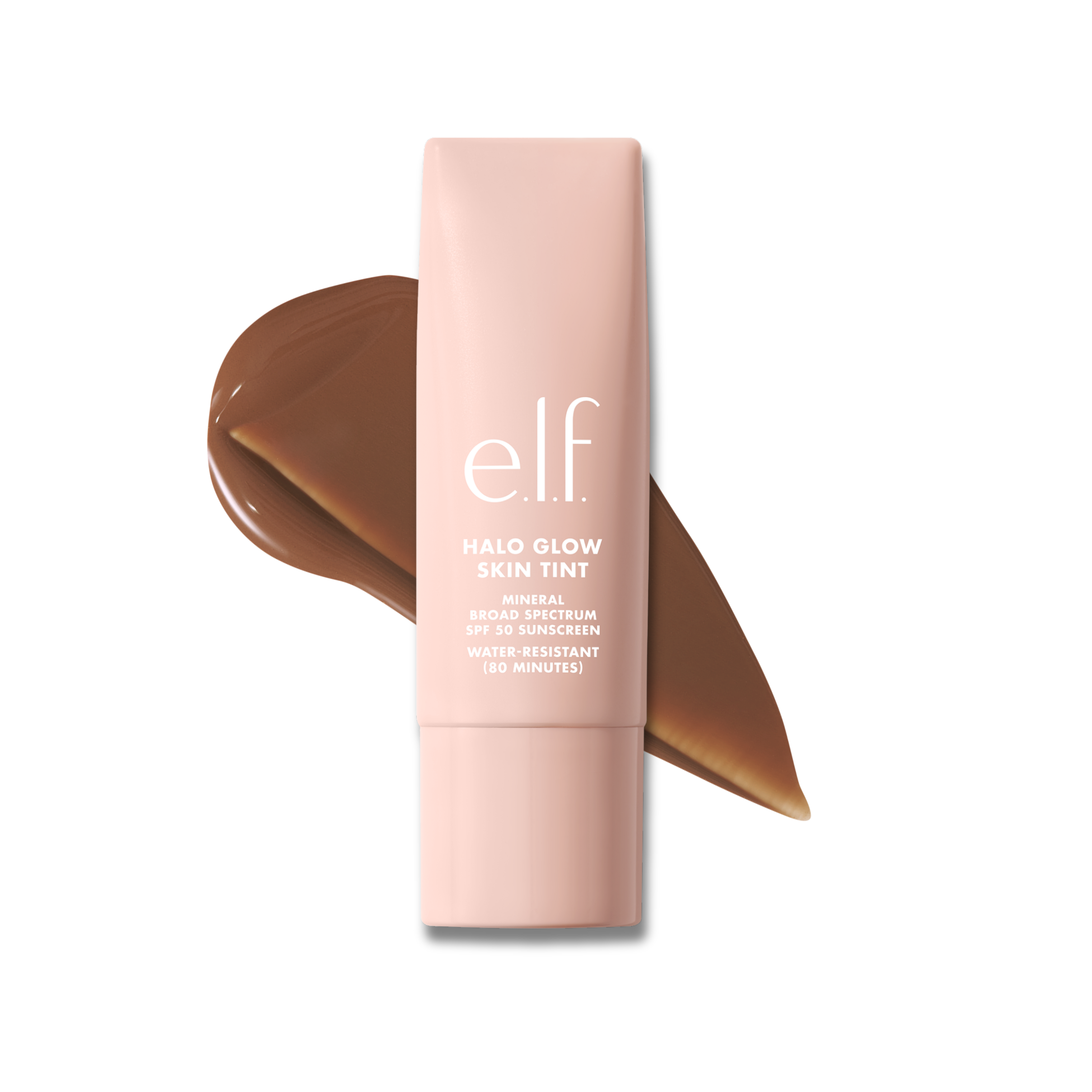 e.l.f. Halo Glow Skin Tint SPF 50 + 13 Deep Neutral, Water Resistant